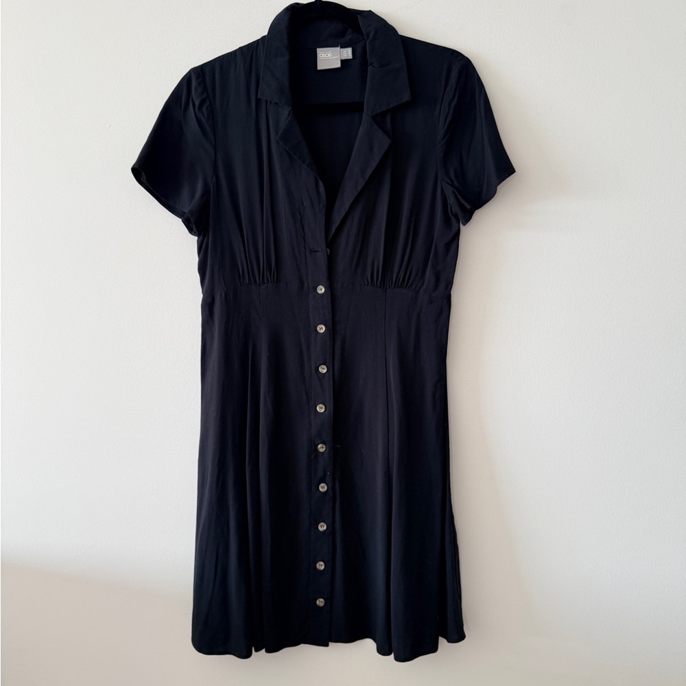 ASOS Black Collared Dress